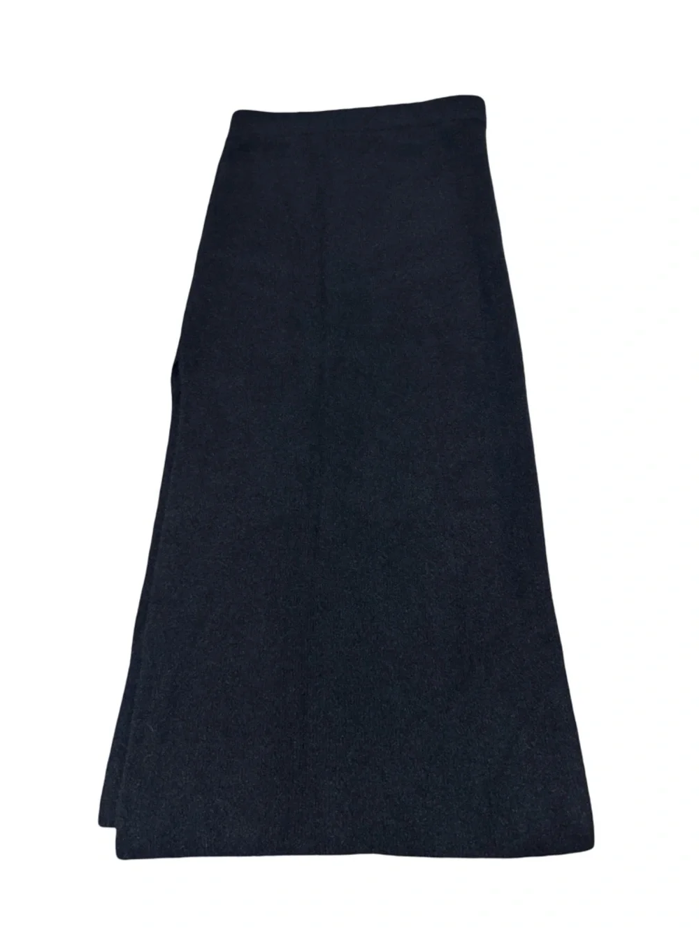 Wilfred Free Size Small Black Knit Midi Skirt Nylon Elastic Waist Minimalist  S - Picture 4 of 7